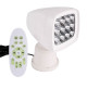 Marine LED Light - 60 Watt - White Casing - Emmitt Color: White - 12-24 Volts - WK-W60 - AZLED